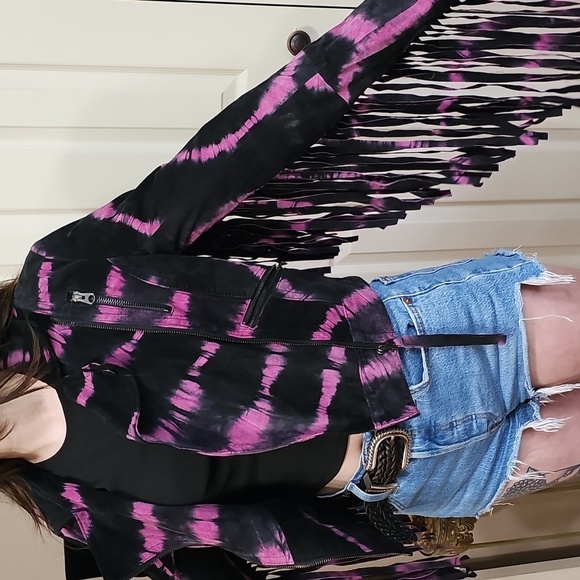 Topshop fringe jacket - Picture 3 of 8